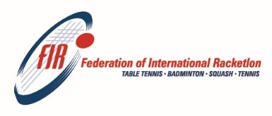 FIR - Federation of International Racketlon FIR - Federation of International Racketlon